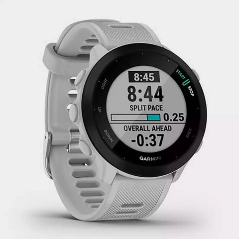 Garmin forerunner 55 black White Aqua